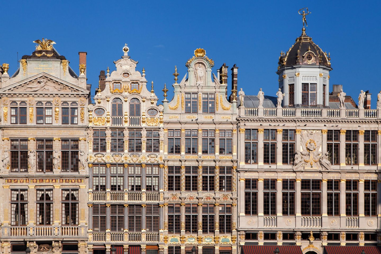 Destination visuals for PPFI: Belgien - Br&uuml;ssel; historische Gildeh&auml;user am Grand-Place (Grote Markt) in Br&uuml;ssel, Belgien &ndash; ein UNESCO-Weltkulturerbe und einer der bekanntesten Pl&auml;tze Europas.